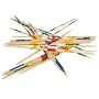 Relaxdays 24 bunte Jumbo XXL Mikado St�be aus Holz 75 cm Outdoor Spielzeug Riesenmikado Holzspielzeug