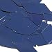 Navy Blue Metallic Sequin Long Diamond 1.75 inch Metallic Couture Loose Paillettes. Made in USA.