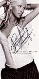  : Christina Aguilera autographed half page B&W magazine photo