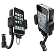 Apple iPhone iPhone 3G 3GS FM hands-free car charger/ Holder/ adjustable armgear / FM transmitter - works with all iPod/iPhone 3G with Free Remote Controller