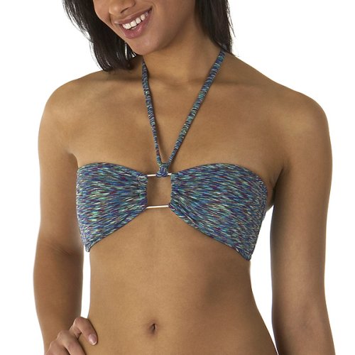 Mossimo Black: Space-Dye Banded Swim Top - Multicolor