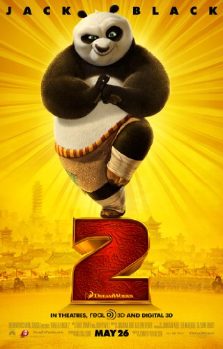 KUNG FU PANDA 2 MOVIE POSTER 2 Sided ORIGINAL FINAL 27x40 JACK BLACK