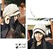 ArRord® Braided Women Lady Warm Rageared Baggy Winter Beanie Knit Crochet Ski Hat Cap Hats(Beige)