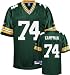 Aaron Kampman Reebok NFL Green Premier Green Bay Packers Jersey - Large