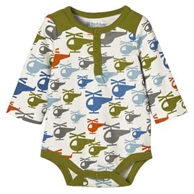 DWELL STUDIO Ls Bodysuit Green 3-6M - 3-6M