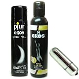 Best Price Pjur Bodyglide 100 ml and Eros Pina Colada Flavored Personal Lubricant 150 ml Adult Sex Toy Kit