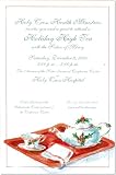 Christmas Tea Invitations By Odd Balls