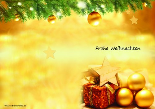 Hochwertige Weihnachtskarten mit