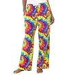 Grandma Pants Groovy Tye Dye Pink Pajama Pants - XS