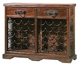 William Sheppee Tansen Two Drawer Wine Rack