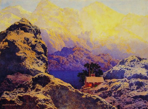 Getting Away From It All by Maxfield Parrish