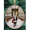 New York City Christmas Ornament - Santa on Brooklyn Bridge