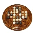 Naturally Med - Thuya Wood Solitaire Board with Marble Balls