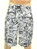 Iron Maiden Shorts Rock Band Board Shorts Sizes 28 - 36