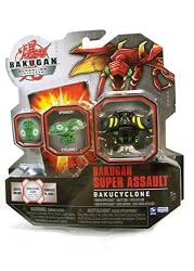 Bakugan Super Assault FARAKSPIN Bakucyclone Asst. Colors (Black, Tan, Blue, Red, Grey)
