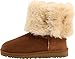 Kid's UGG Bailey Button Triplet chestnut size 4 us