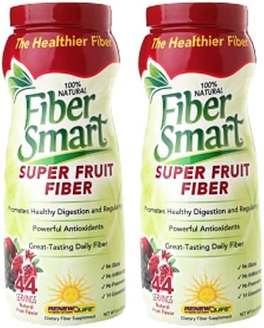Renew Life - Fiber Smart Super Fruit Fiber Natural Fruit Flavor 44 Servings (2 Pack)