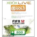 Carte Xbox 360 Live 12 mois + 800 points Fifa 12 (Jeu Non Inclus)