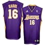 Adidas Los Angeles Lakers Pau Gasol Replica Road Jersey