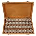Wood Box 36 Tin Storage Box Compartment Organizer For Small Items