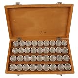 Wood Box 36 Tin Storage Box Compartment Organizer For Small Items
