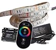 8 Meter RGB LED Streifen Set (60 LED/m, IP65) inkl. Controller, Funkfernbedienung und 10 A Netzteil