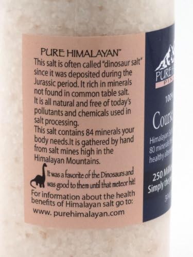 All Natural Pure Himalayan Coarse Table Salt No MSG No Artificial Flavors 504 g 18 oz