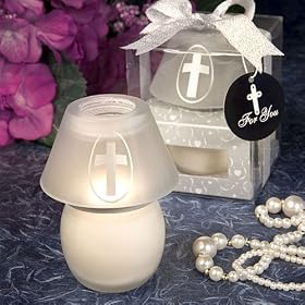 Cross Design Candle Lamp Favors (Set of 72)