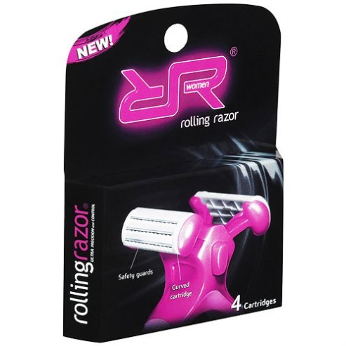 Rolling Razor Womens Refill 4 Cartridges