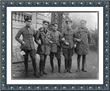 Historic Print (S): [5 German aviators standing with arms linked]