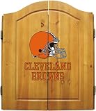 Cleveland Browns NFL Dart Board w/Cabinet