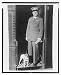 Historic Print (L): [Umberto Nobile, full-length portrait, dressed in military uniform standing in a doorway