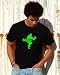 T-Shirt Volleyball-black-neongreen-L