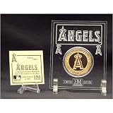 Los Angeles Angels 24KT Gold Coin in Archival Etched Acrylic.