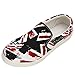 Qise Fashion British Flag Pattern Lazy Canvas Shoes for Women's