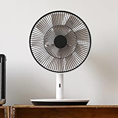 バルミューダ DCモーター 省エネ 扇風機 GreenFan Japan(グリーンファンジャパン)ホワイト×ブラック EGF-1560-WK 日本製