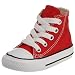 Converse All Star Children's Core Hi Canvas Infants Red 7J232 7 Child UK