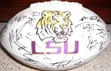 2011 LSU Tigers team signed LOGO Football BCS runner up