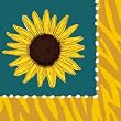 Luncheon Napkin, Sunflower Scape