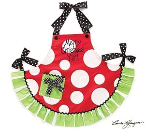 Merry Christmas Y'all Holiday Apron