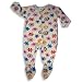 Apparel : Wonder Kids - Infant and Toddler Girls Heavy Weight Footed Flower Blanket Sleeper, Cream, Multi