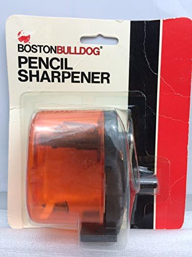 Boston Bulldog Wall Mount Pencil Sharpener (Orange)