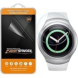 Samsung Gear S2 Tempered Glass Screen Protector, Supershieldz&reg; Ballistics Glass 0.3mm 9H Hardness Anti-Scratch, Anti-Fingerprint, Bubble Free -Crystal Clear - Retail Packaging