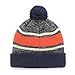 '47 NFL Denver Broncos Fairfax Cuff Knit Hat with Pom, One Size Fits Most, Light Navy