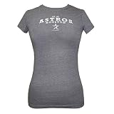 Houston Astros Women's Vintage Grey Crew Neck T-shirt by 5th & Ocean
