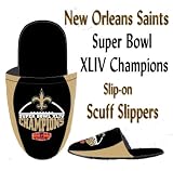 New Orleans Saints Super Bowl XLIV Champs Slip-on Slippers