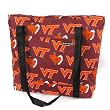 Virginia Tech Tote Bag Hokies Cotton with WATERPROOF LINING UNDERSIDE Travel Bags, for Gym or Beach Best Cute Unique GIFT IDEA for Him Her Man Men DAD MOM Mother Woman Women Ladies