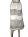 Bollywood Skirts White and Black Crinkled Cotton Skirt for Women 38