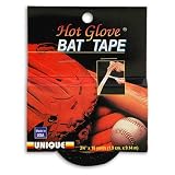 Hot Glove Baseball Bat Tape (Black) by Unique Sports
