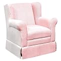 Kid's Wingback Chair - Red Ticking Stripe